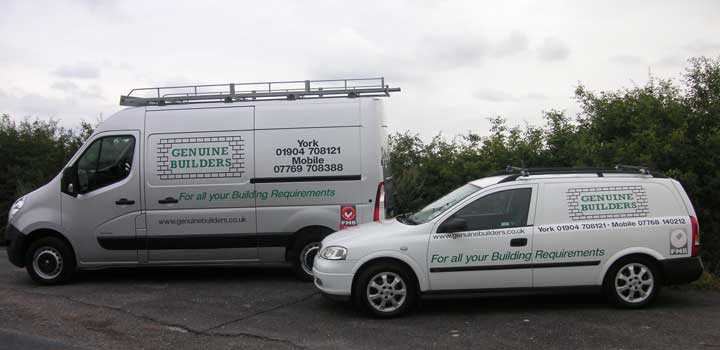 Genuine Builders York vehicles